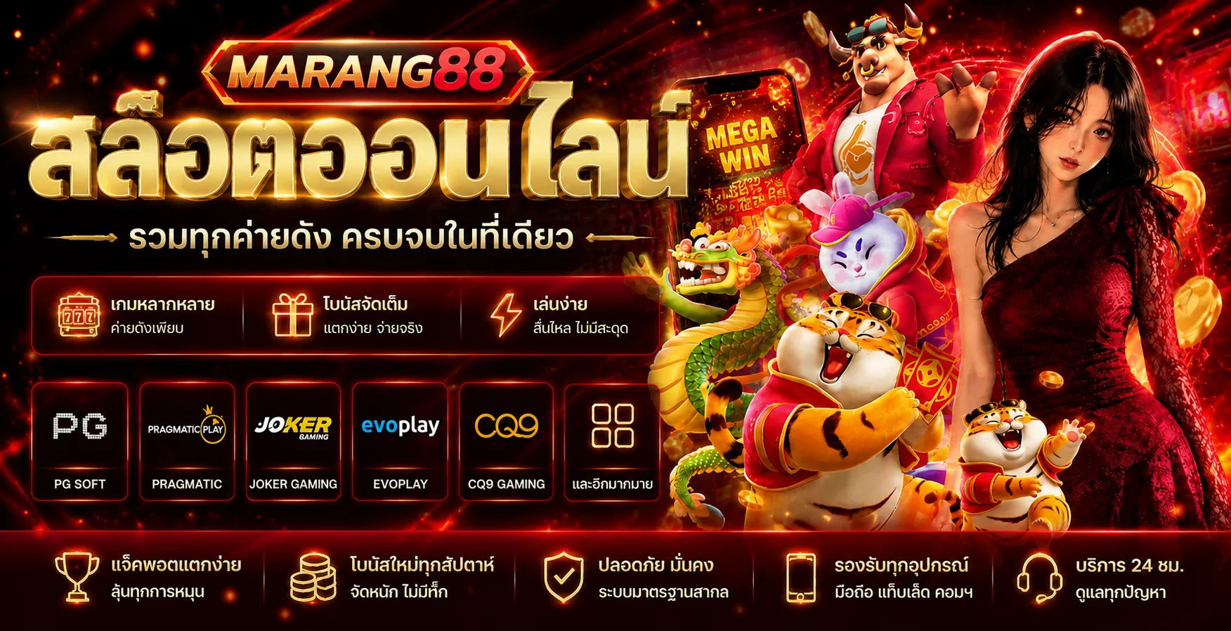MARANG88 สล็อตออนไลน์รวมค่ายเกมยอดนิยม